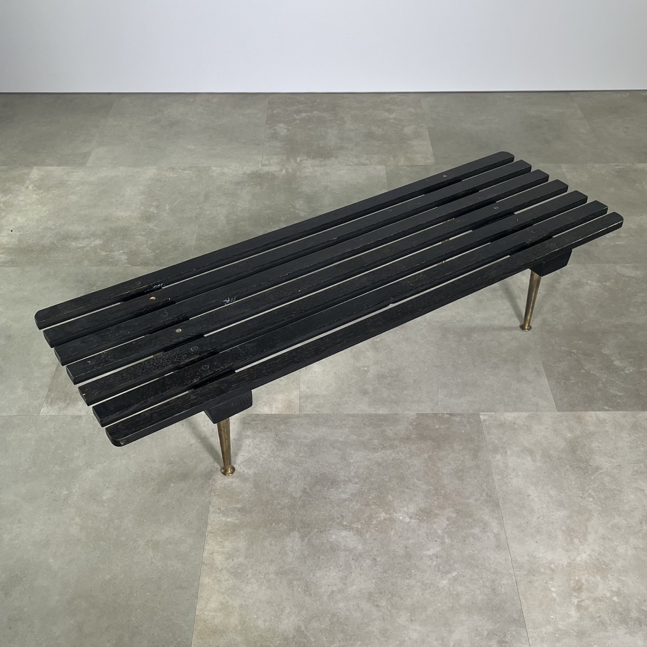 Mid-mod Slat Bench 