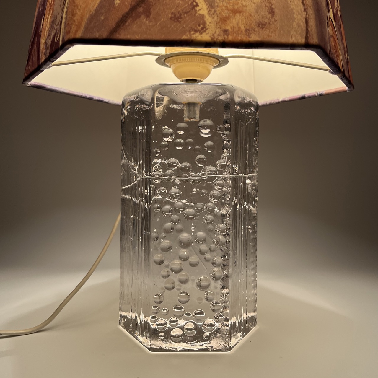 Glass Table Lamp