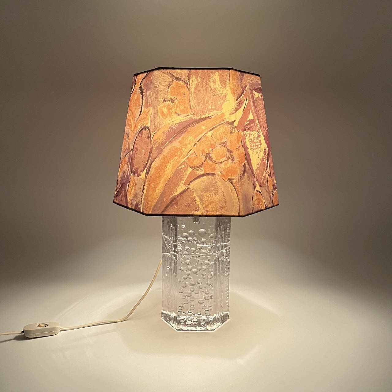 Glass Table Lamp