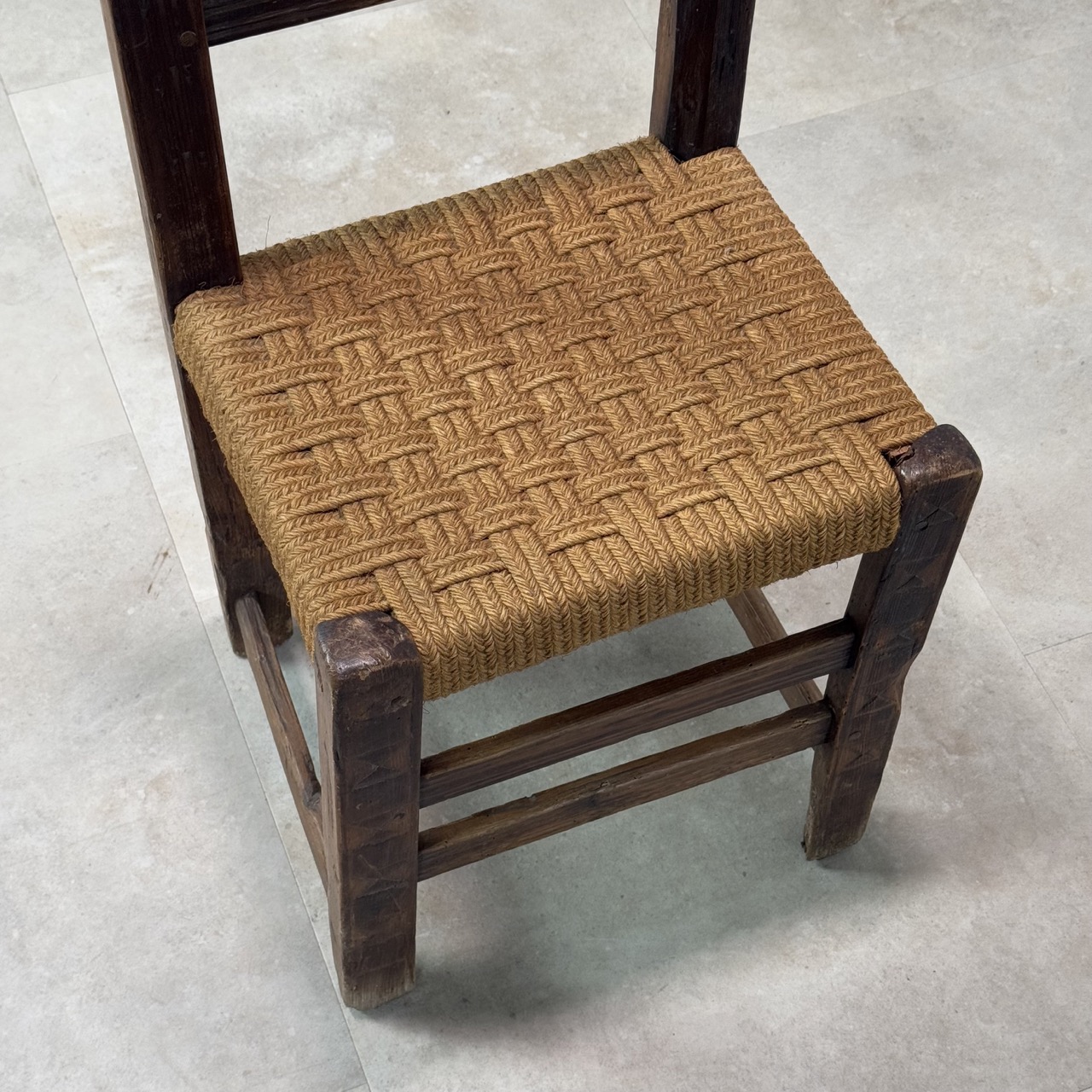 Antique Spanish Farmer Chair 